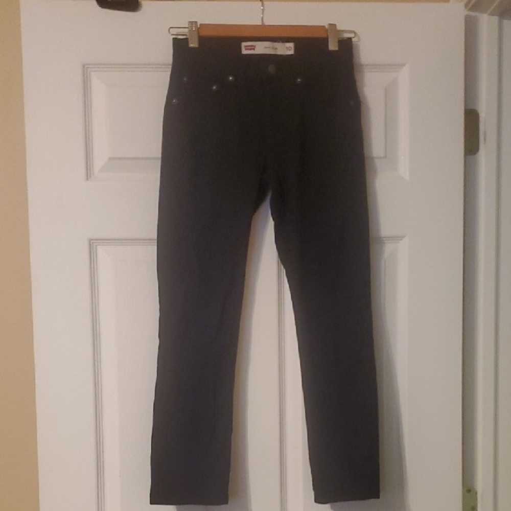 Levi's‎ Pants Kids Boys Size 10 Black 511 Slim Levis furry feel Adjustable